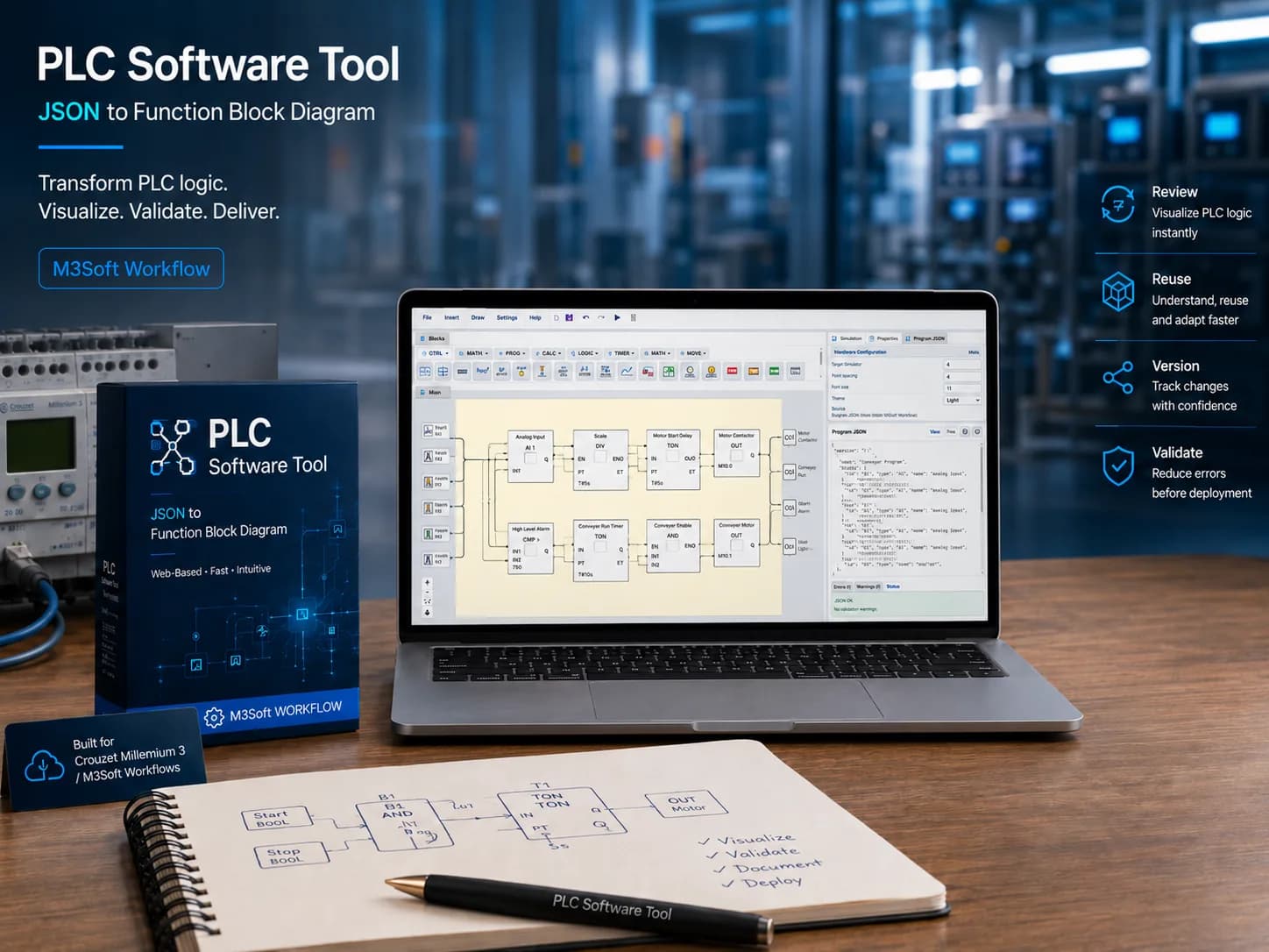 PLC Software Tool project preview