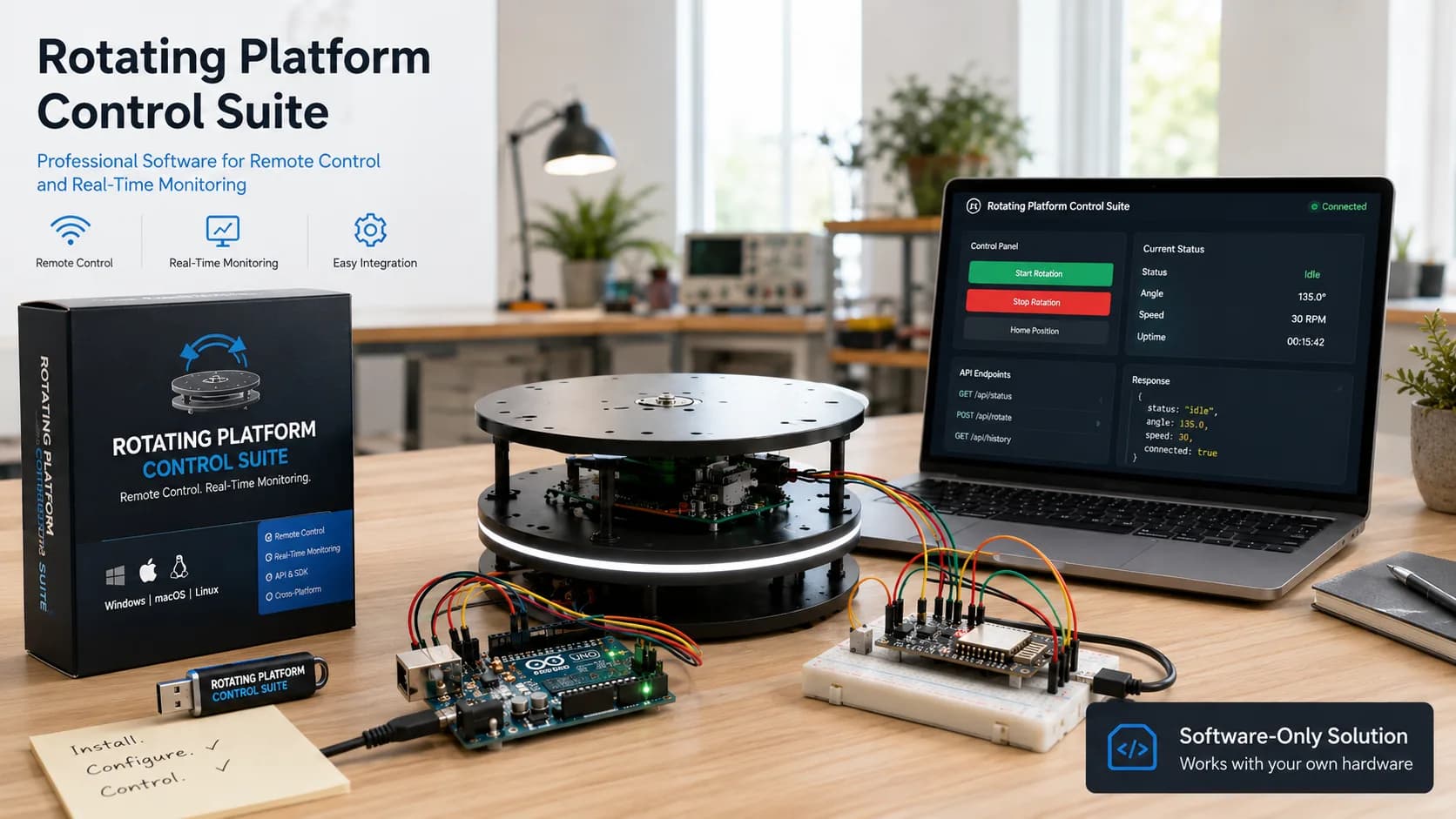 Eneleich Rotating Platform project preview